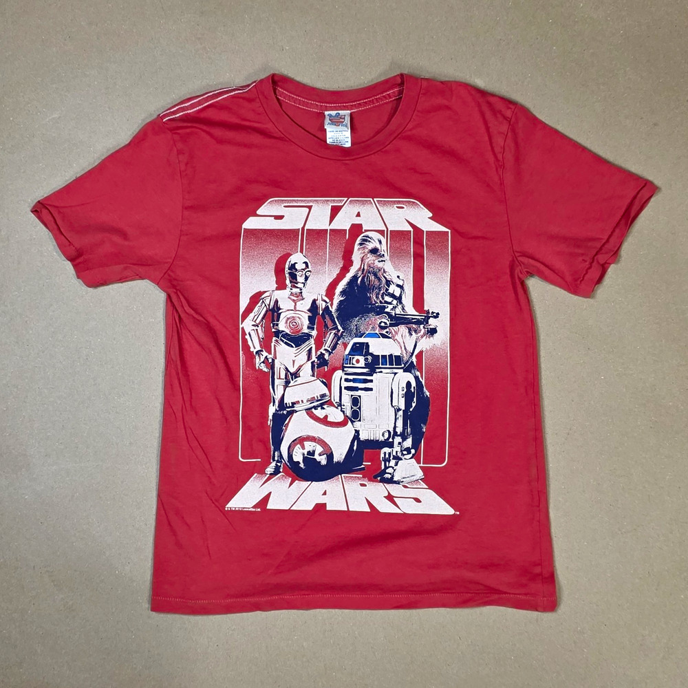 Junk Food Star Wars Force Awakens Chewbacca Red Graphic T-Shirt 2016 Youth M 8